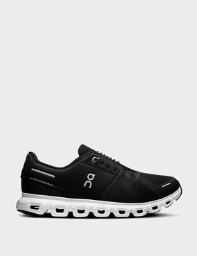 Cloud 6 - Black/White On athletic shoes with speedboard support