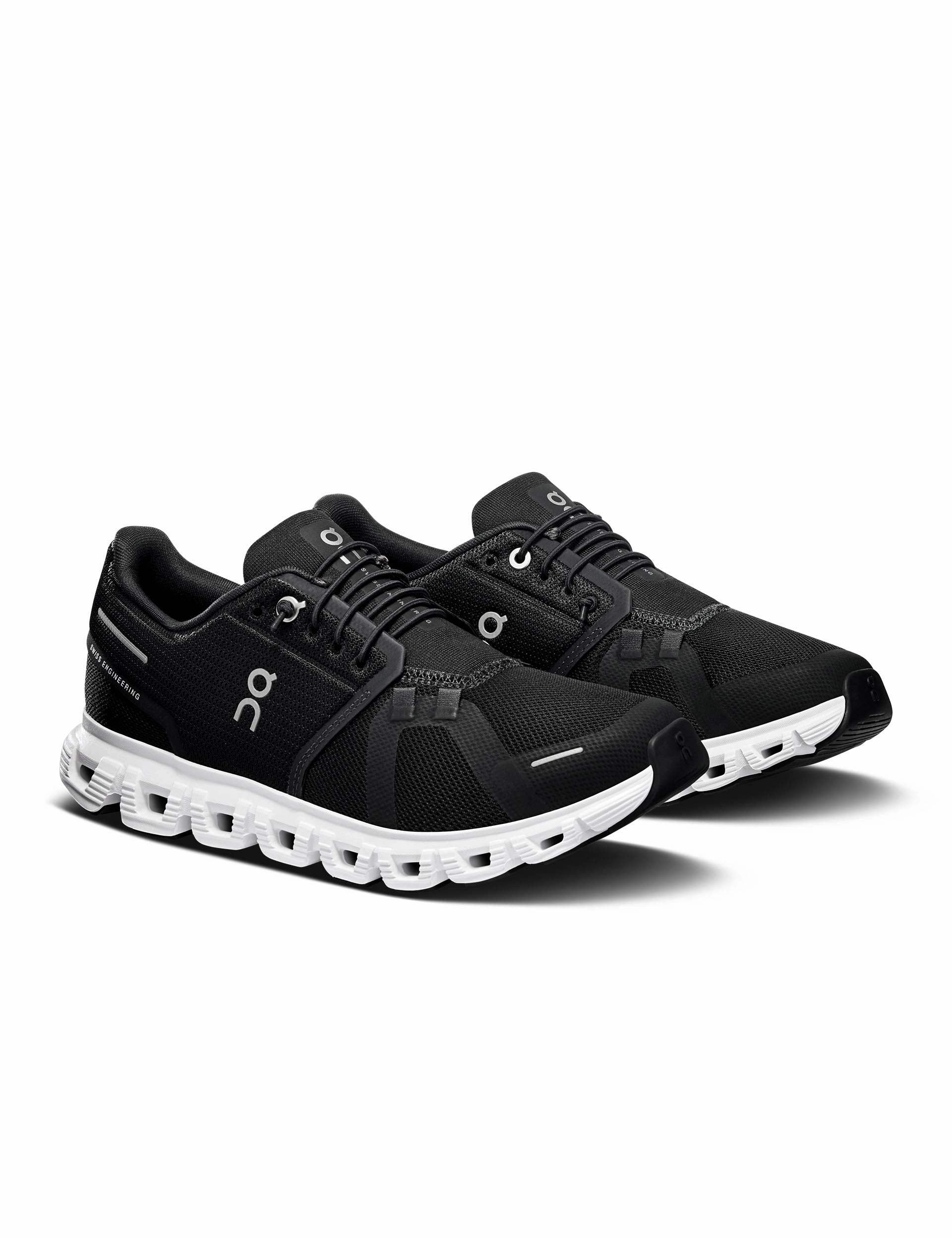 Cloud 6 - Black/White On versatile athletic shoe designs