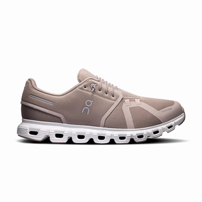 Cloud 6 'Fog White' On versatile sneakers with engineered mesh
