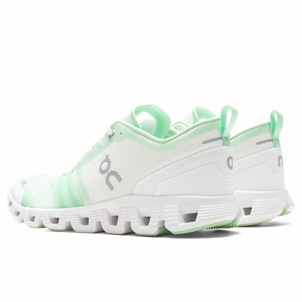 Cloud X Shift - White/Matcha On Cloud Cushion Running Shoes