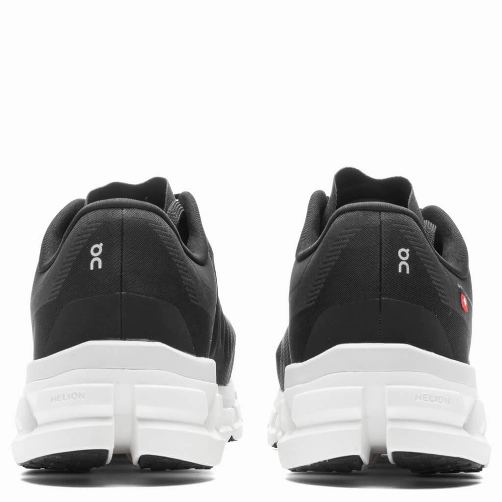 Cloudflow 4 - Black/White On Cloud Cushion Running Shoes