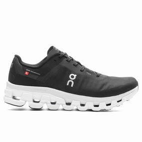Cloudflow 4 - Black/White On running shoes with cloud cushioning