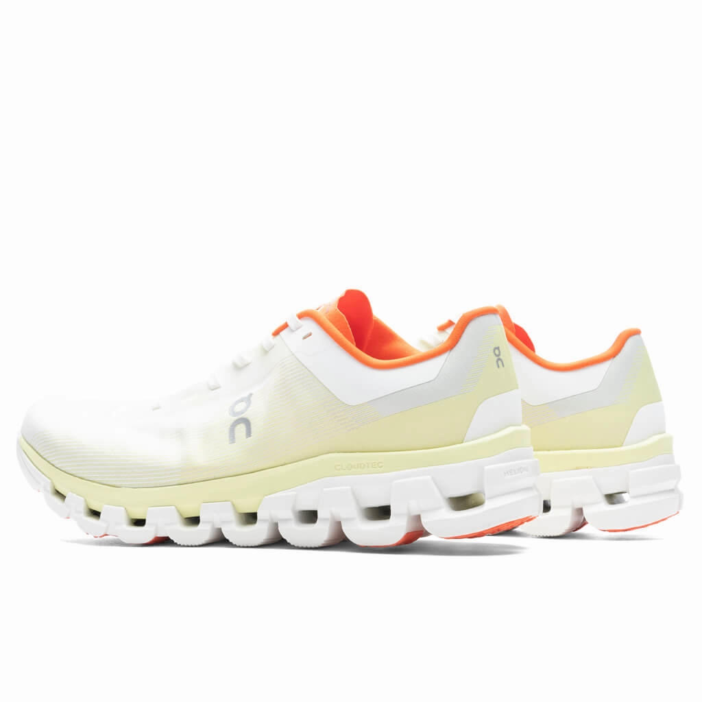 Cloudflow 4 - White/Hay On Cloud Cushion Running Shoes