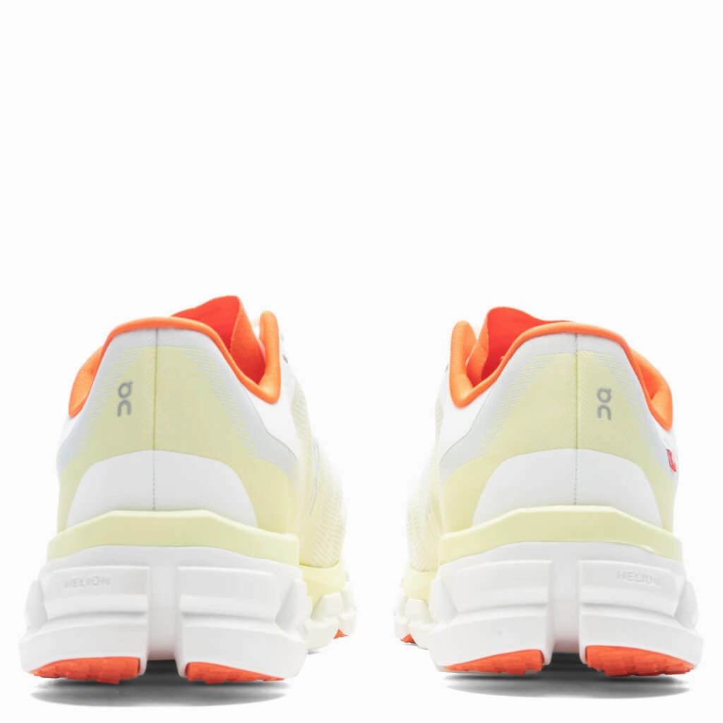 Cloudflow 4 - White/Hay On Cloud Cushion Running Shoes