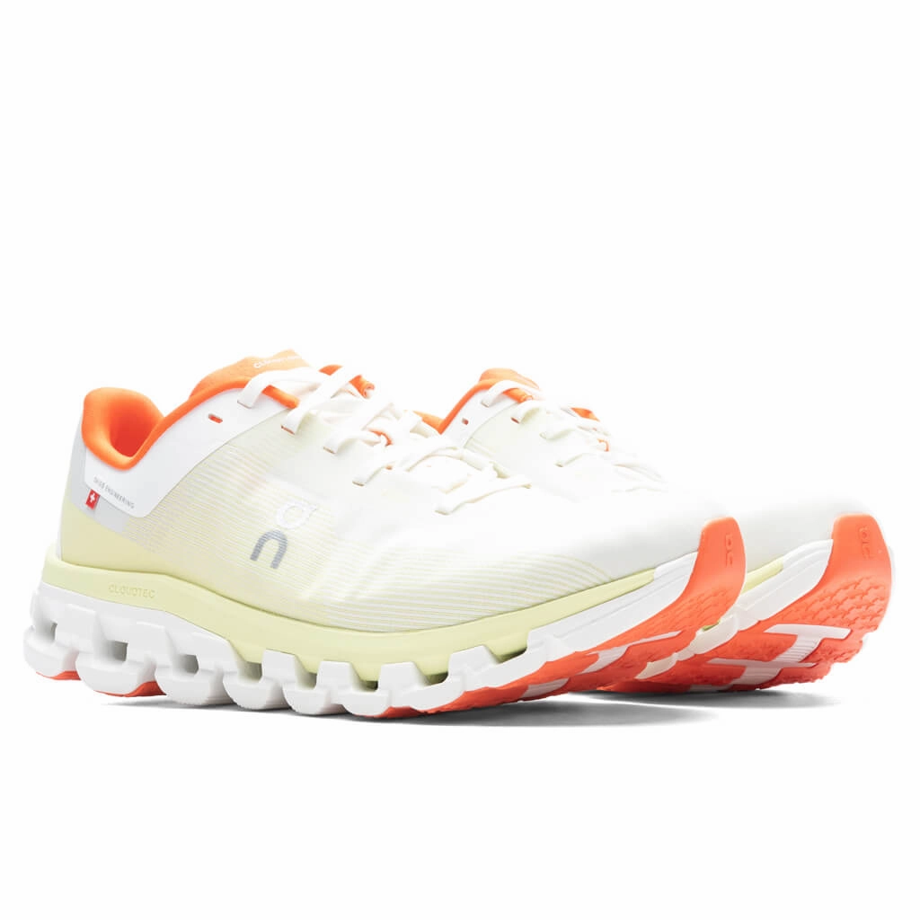 Cloudflow 4 - White/Hay On Cloud Cushion Running Shoes