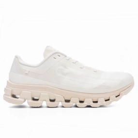 Cloudflow 4 - White/Moon On running shoes with cloud cushioning