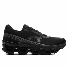 Cloudmonster 2 - Black On running shoes with cloud cushioning