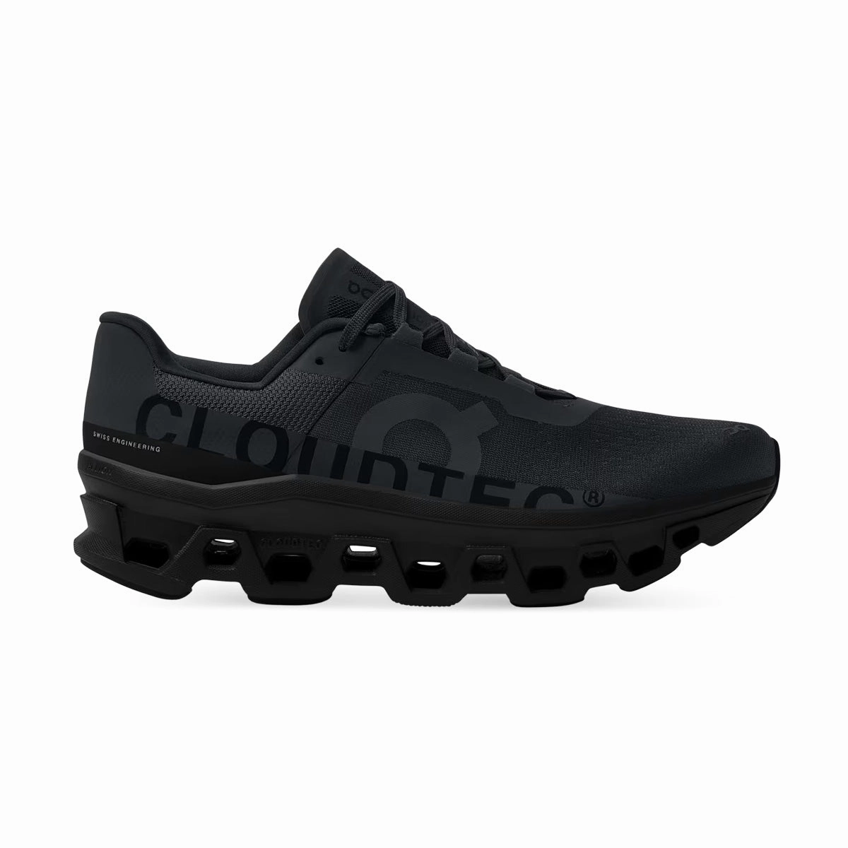 Cloudmonster 'All Black' On versatile sneakers with engineered mesh