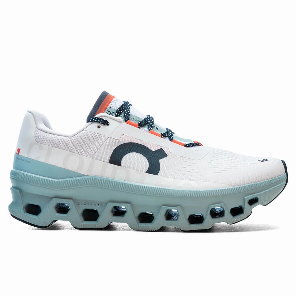 Cloudmonster - Frost/Surf On running shoes with cloud cushioning