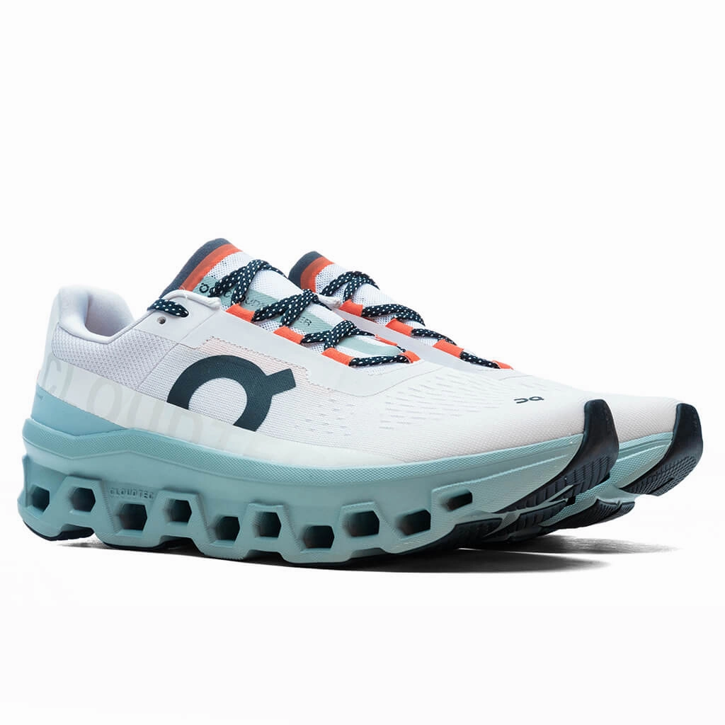 Cloudmonster - Frost/Surf On Cloud Cushion Running Shoes