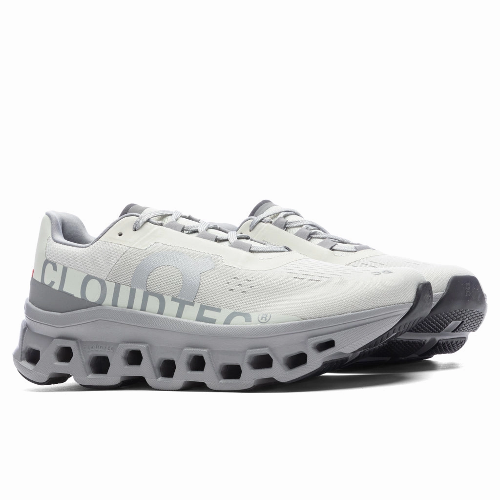 Cloudmonster - Ice/Alloy On Cloud Cushion Running Shoes