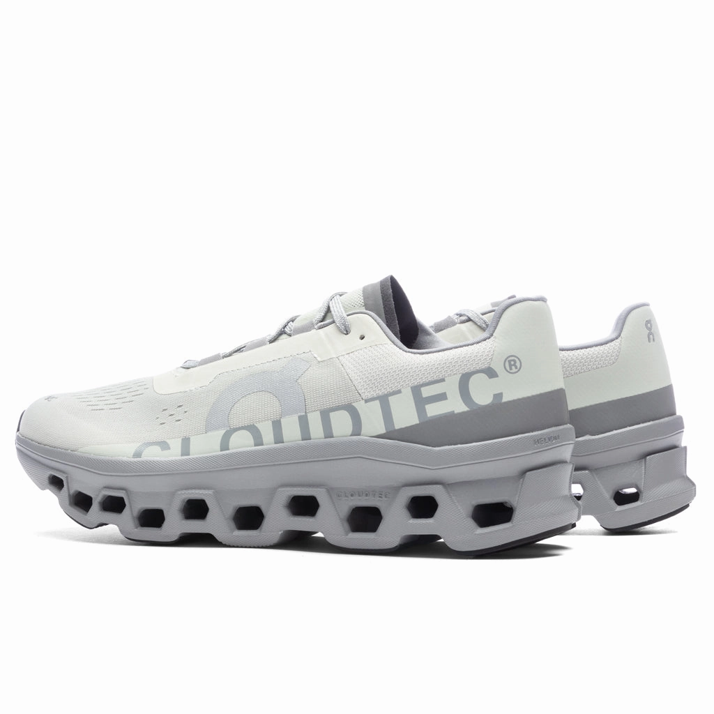 Cloudmonster - Ice/Alloy On Cloud Cushion Running Shoes