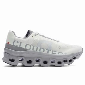 Cloudmonster - Ice/Alloy On running shoes with cloud cushioning