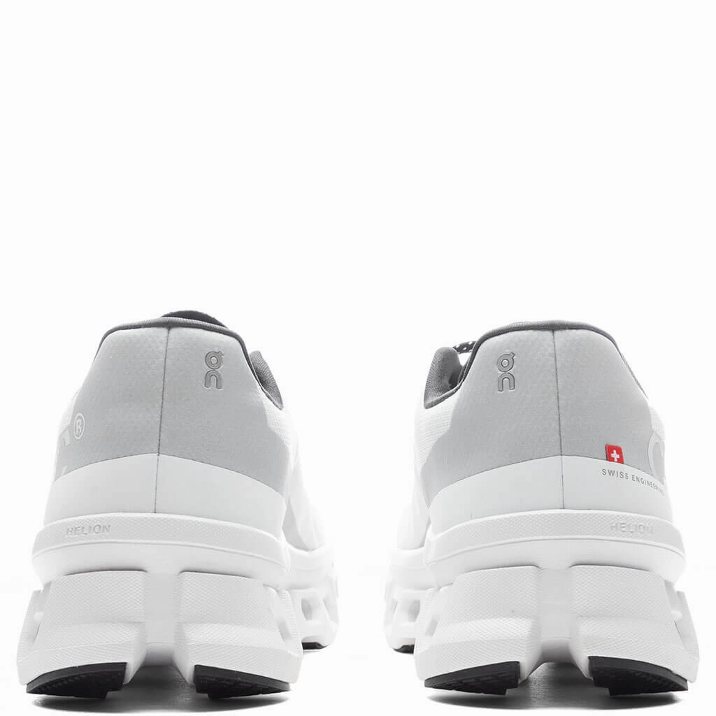 Cloudmonster - Undyed-White/White On Cloud Cushion Running Shoes