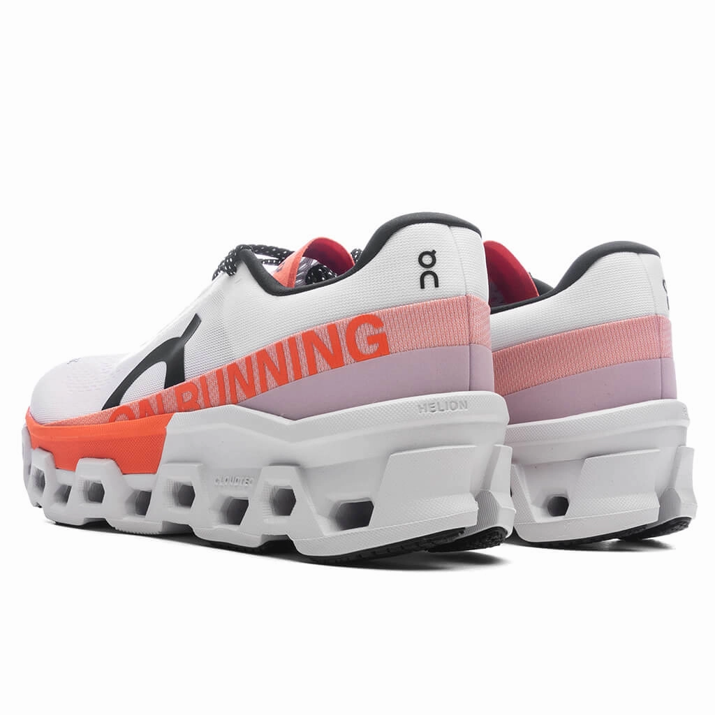 Cloudmonster - White/Flame On Cloud Cushion Running Shoes