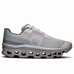 Cloudmonster Void - Alloy/Glacier On running shoes with cloud cushioning