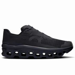 Cloudmonster Void - Black On running shoes with cloud cushioning