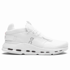 Cloudnova 2 - All White On running shoes with cloud cushioning