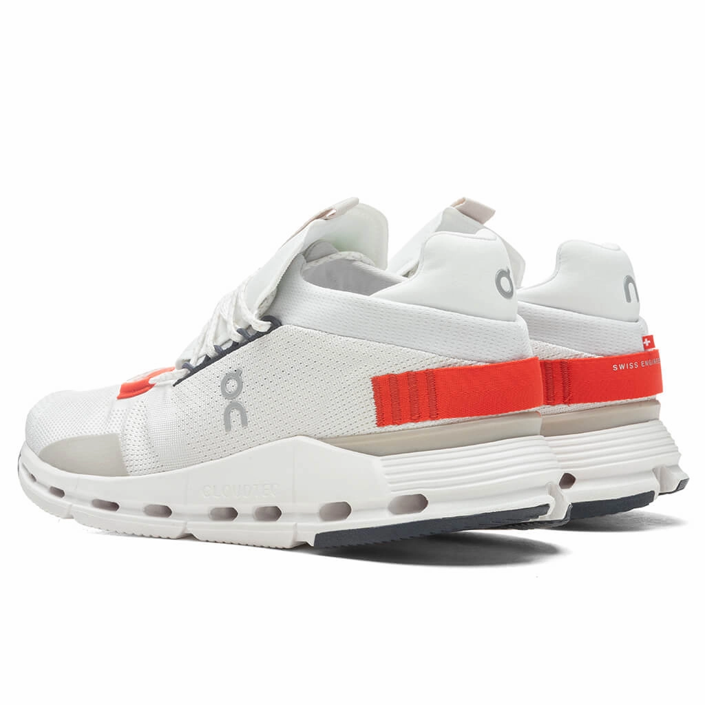 Cloudnova - White/Red On Cloud Cushion Running Shoes