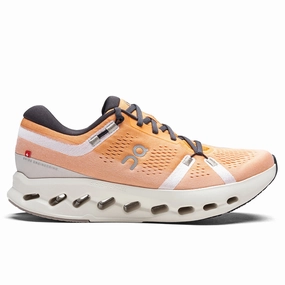 Cloudsurfer 2 - Tangerine/Ivory On running shoes with cloud cushioning