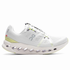 Cloudsurfer - White/Sand On running shoes with cloud cushioning