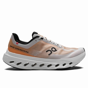 Cloudsurfer Next - Tangerine/Ivory On running shoes with cloud cushioning