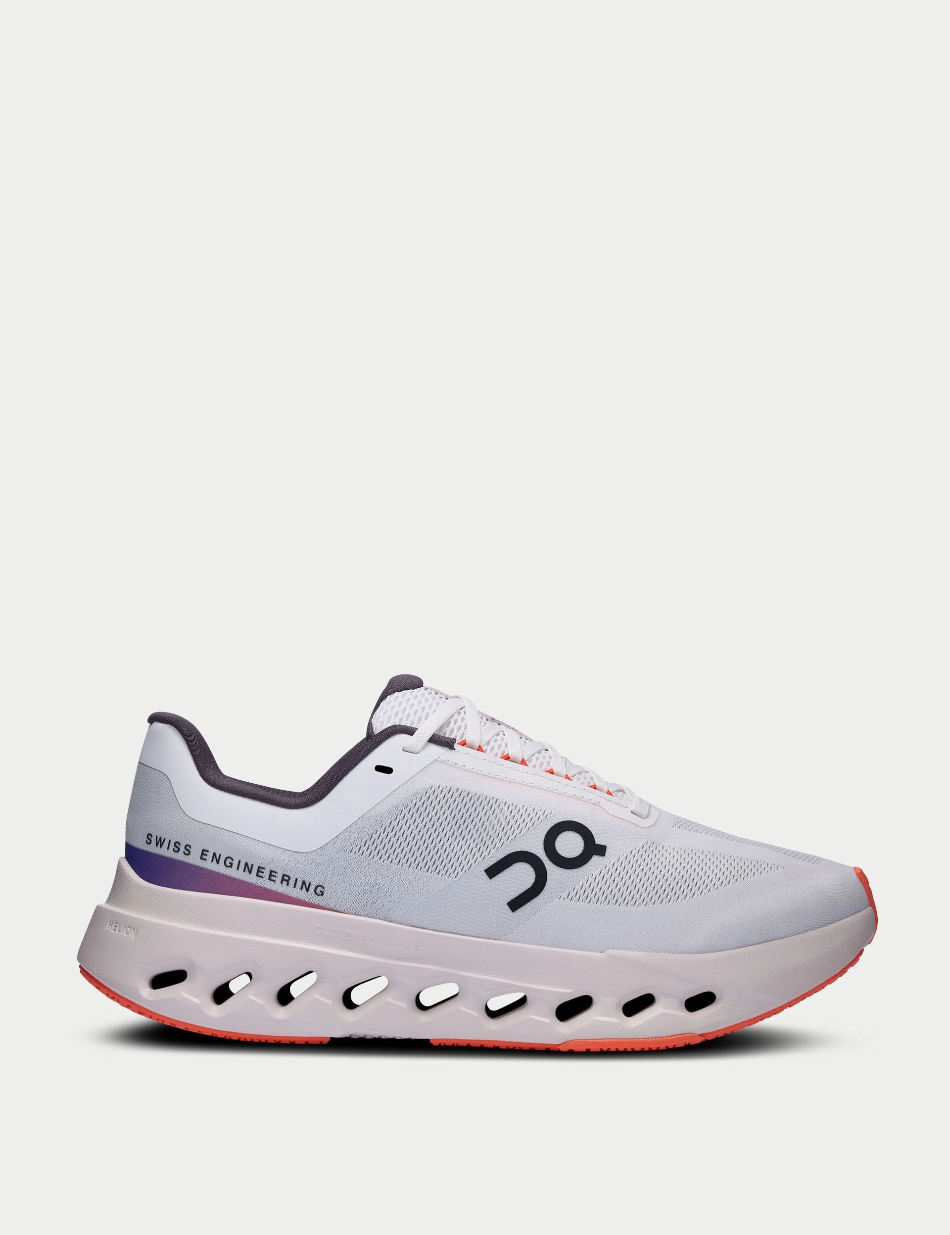 Cloudsurfer Next - White/Flame On athletic shoes with speedboard support