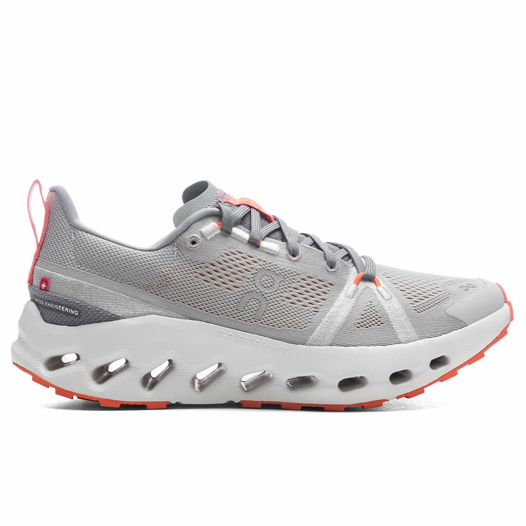 Cloudsurfer Trail - Fossil/Ivory On running shoes with cloud cushioning