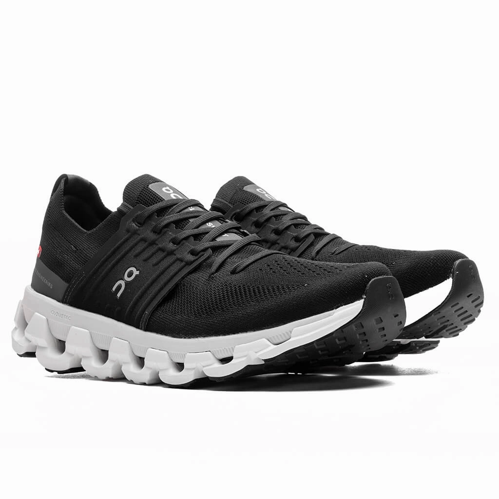Cloudswift 3 - Black/White On Cloud Cushion Running Shoes
