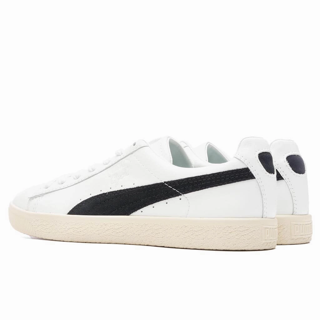 Clyde Made in Germany - White/Black Puma Everyday Style Shoes