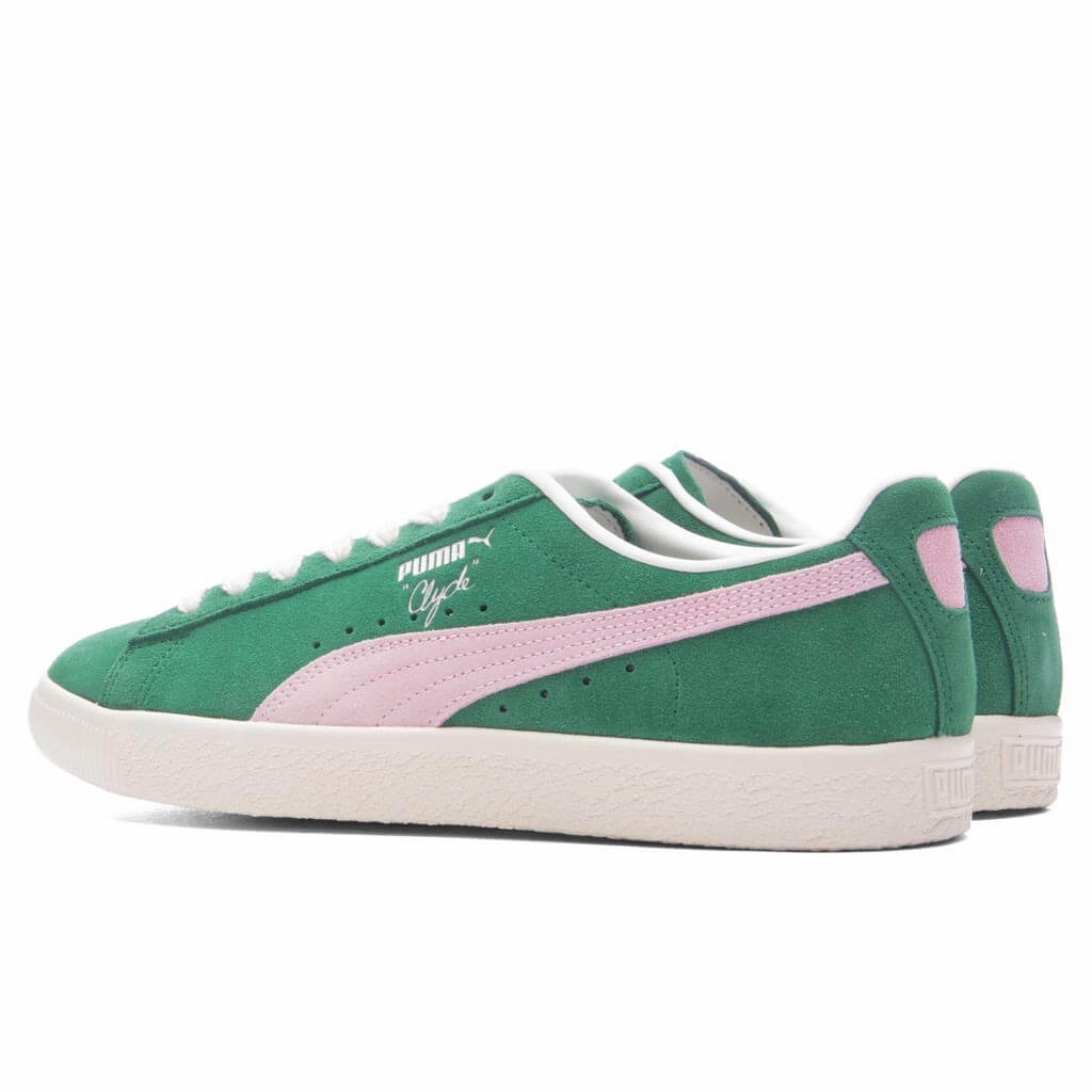 Clyde OG - Vine/Warm White Puma Suede Street Sneakers