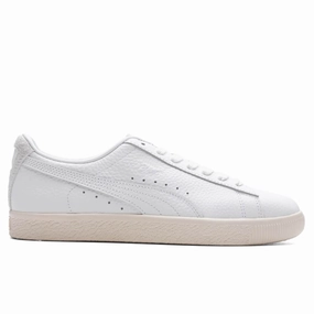 Clyde Premium - White/Frosted Ivory Puma sneakers for casual streetwear