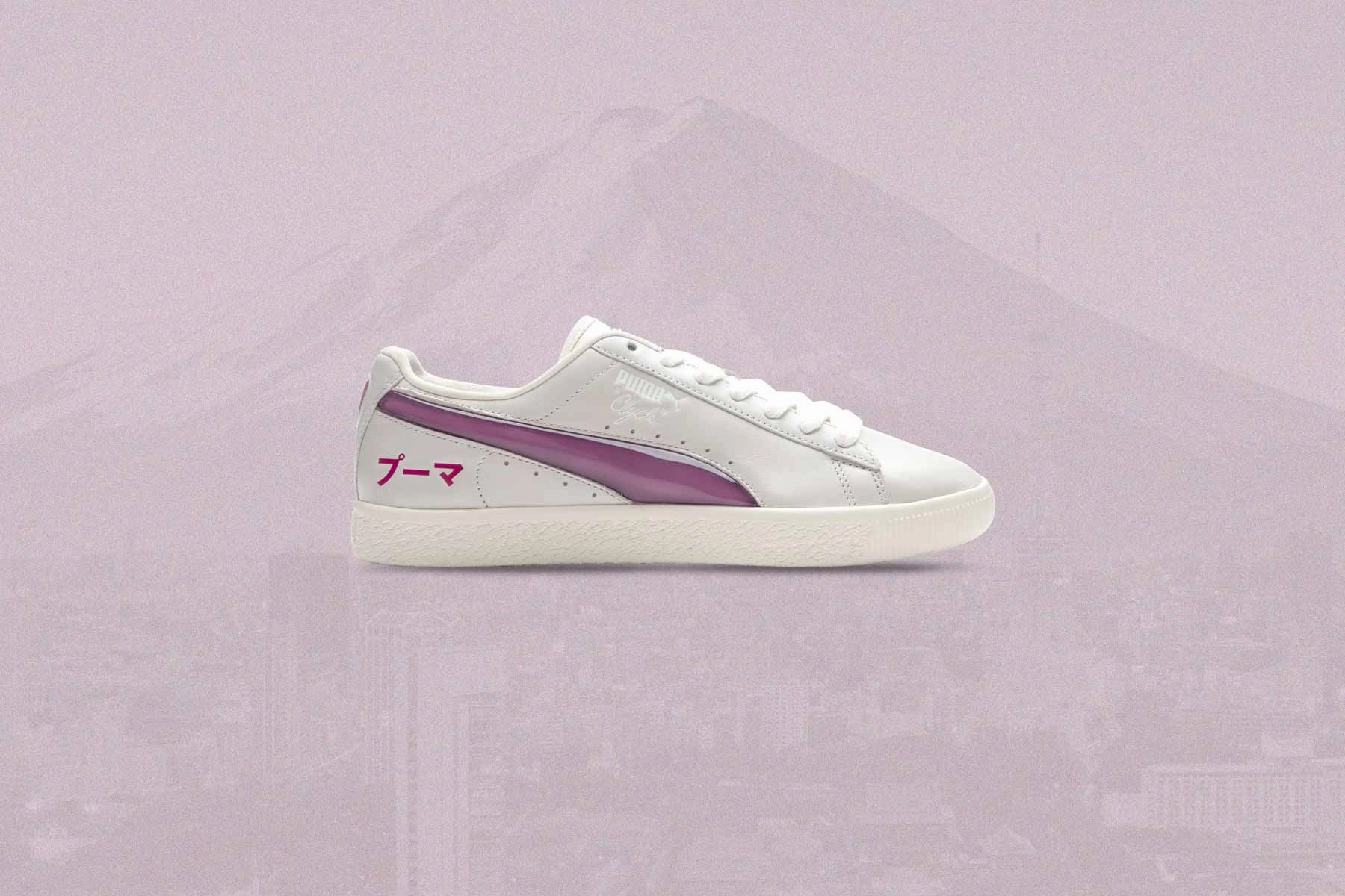 Clyde Tokyo - Sedate Gray/Pinktastic Puma Everyday Style Shoes