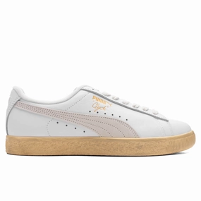 Clyde Vintage - White Puma sneakers for casual streetwear