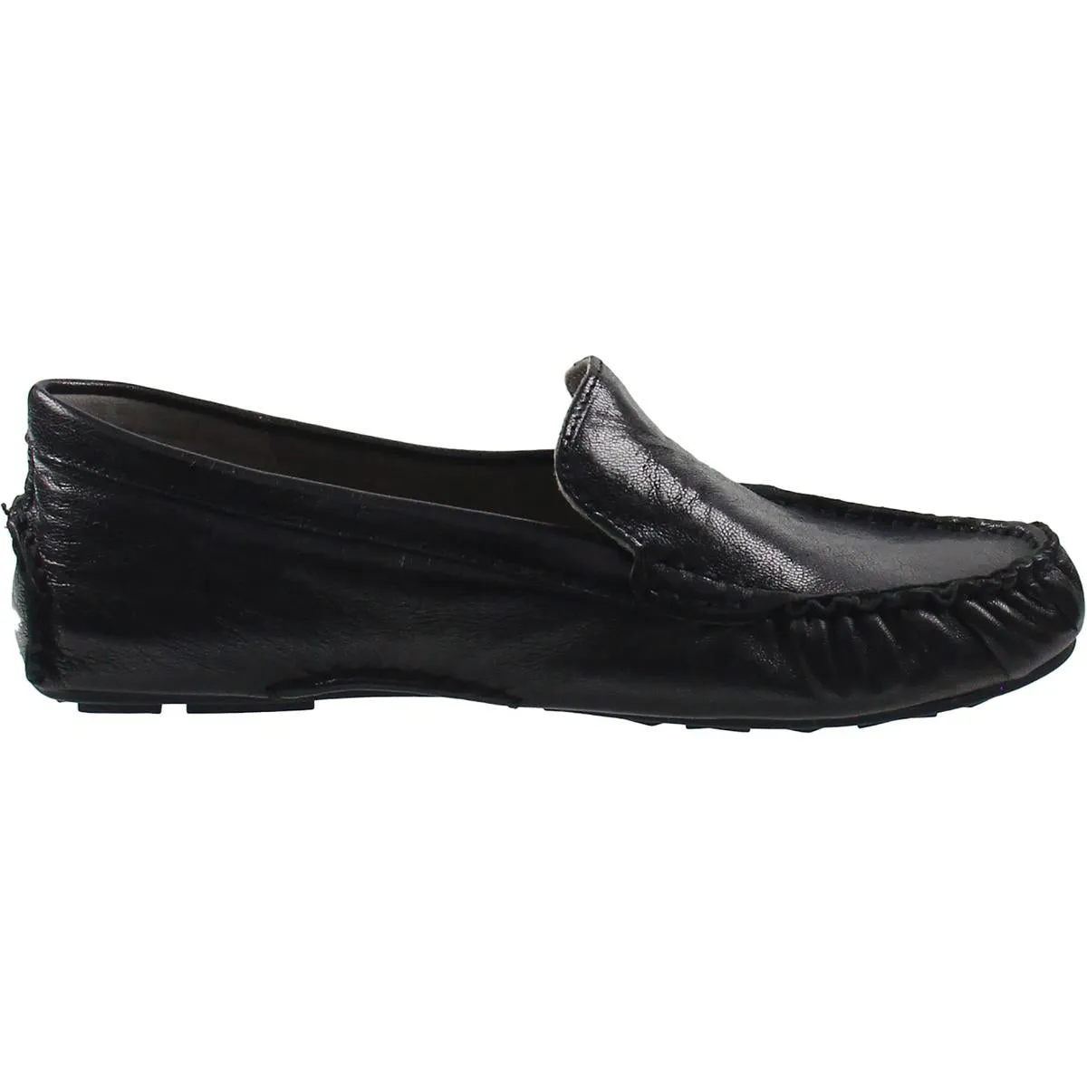 COBY Womens Solid Leather Moccasins