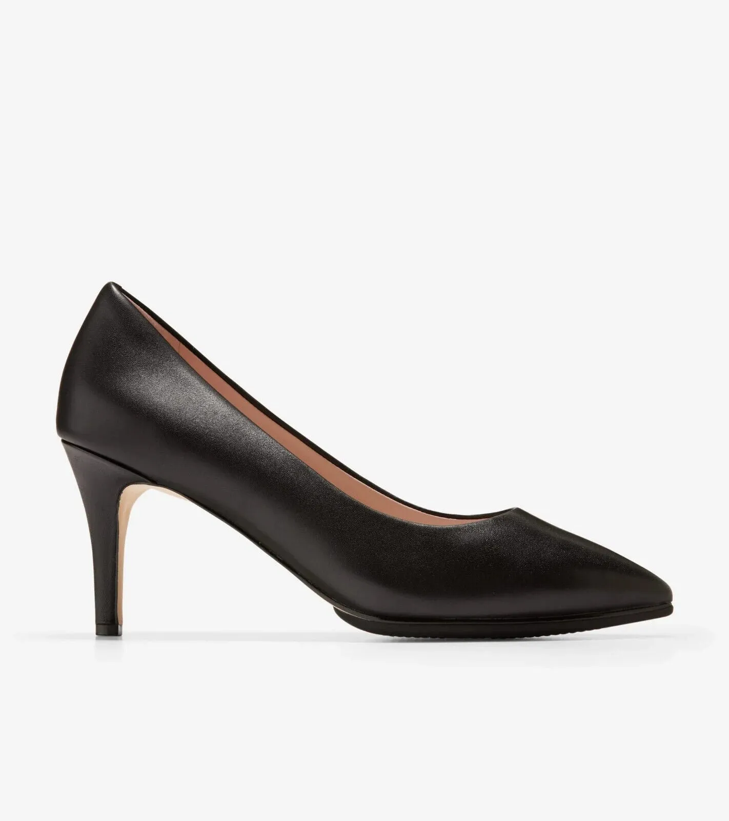 Cole Haan Grand Ambition W15828-001 Heels Women's 9.5 Black Leather Pump ZPO1443