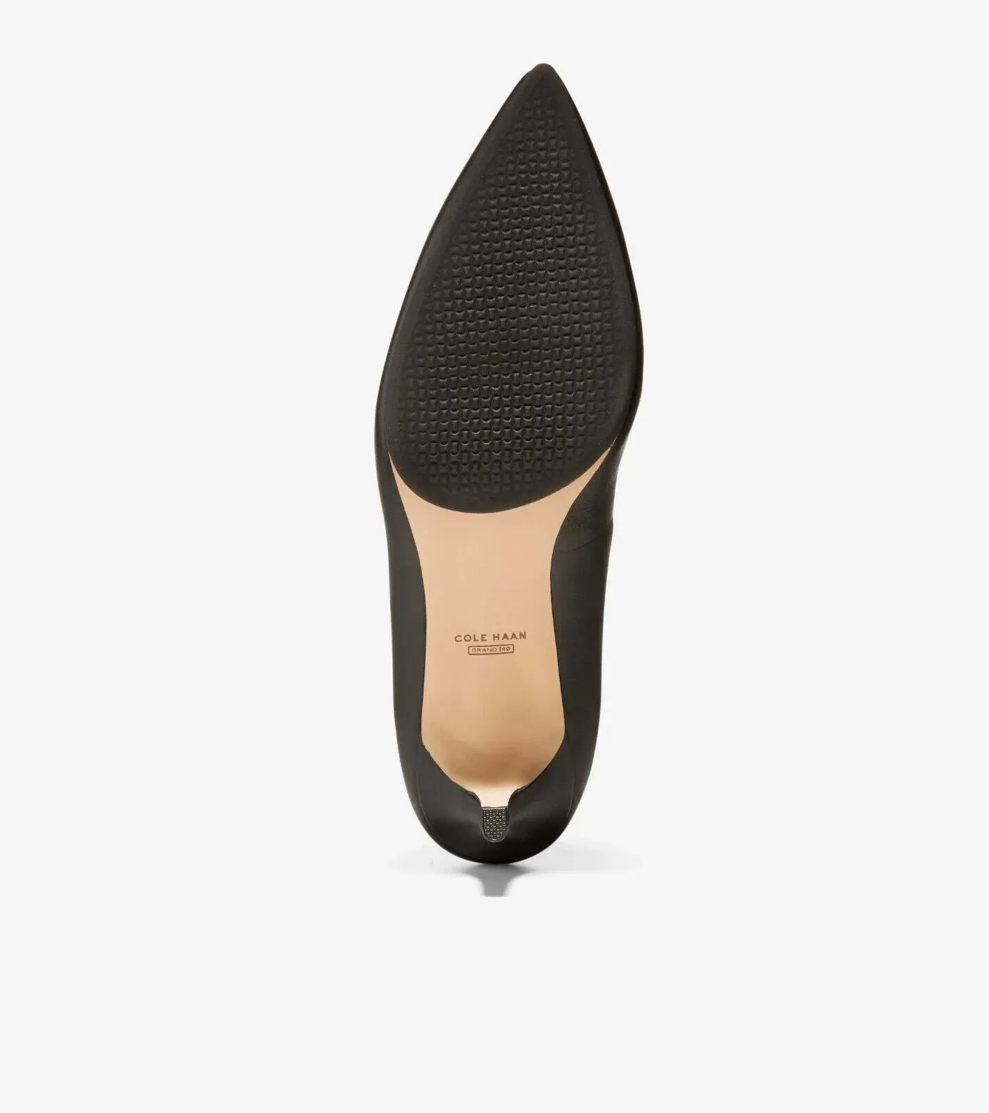 Cole Haan Grand Ambition W15828-001 Heels Women's 9.5 Black Leather Pump ZPO1443