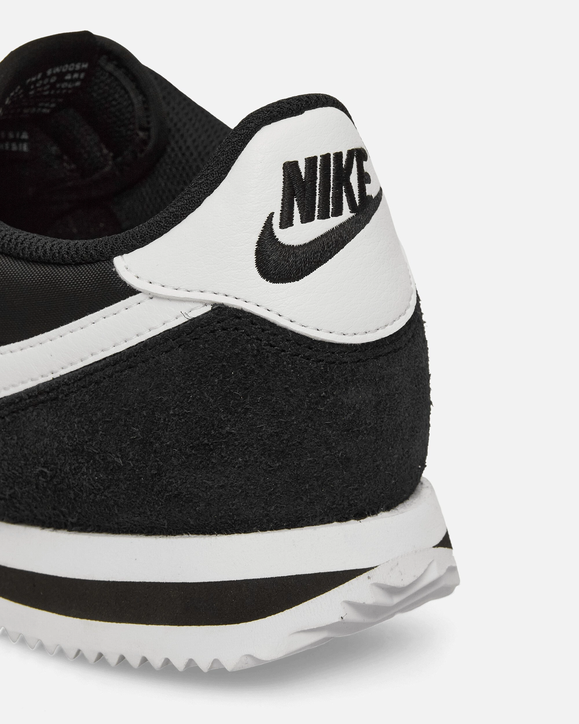 Cortez TXT Sneakers Black / White Flexible Shoes