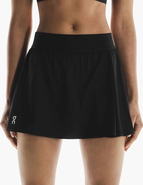 Court Skirt Pleated - Black On athletic shoes with speedboard support