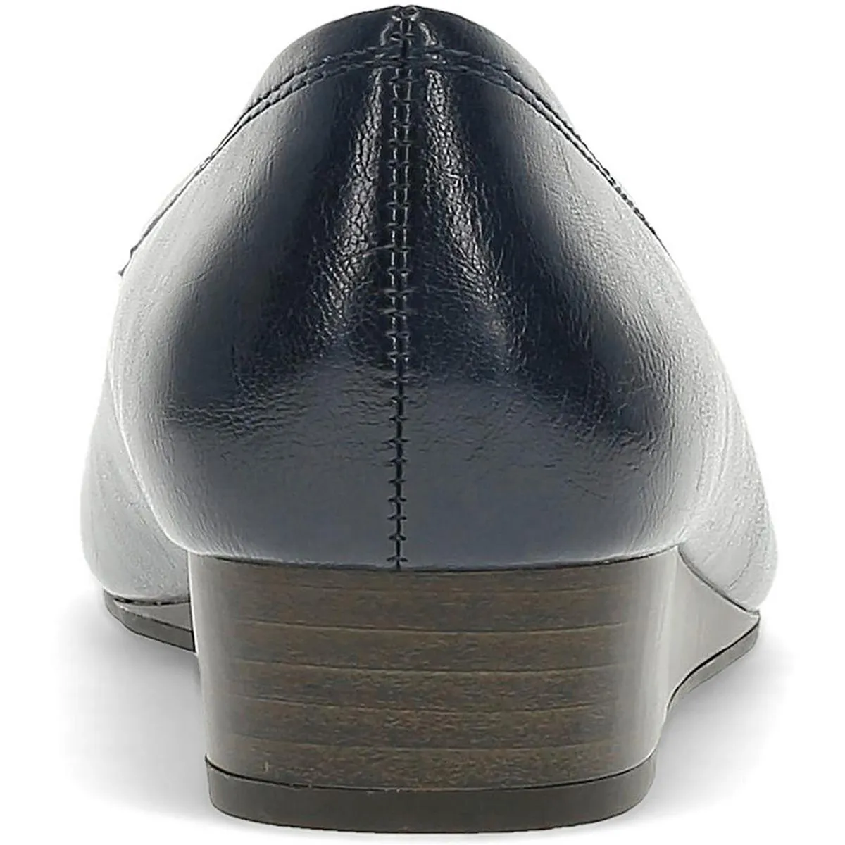 Covette Womens Faux Leather Slip-On Ballet Flats