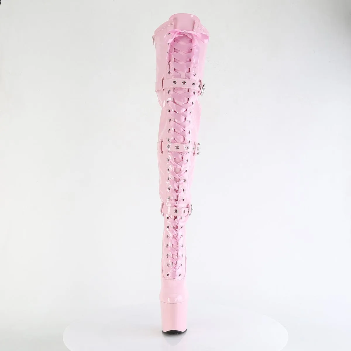 CRAZE-3028 Baby Pink Stretch Patent/Baby Pink