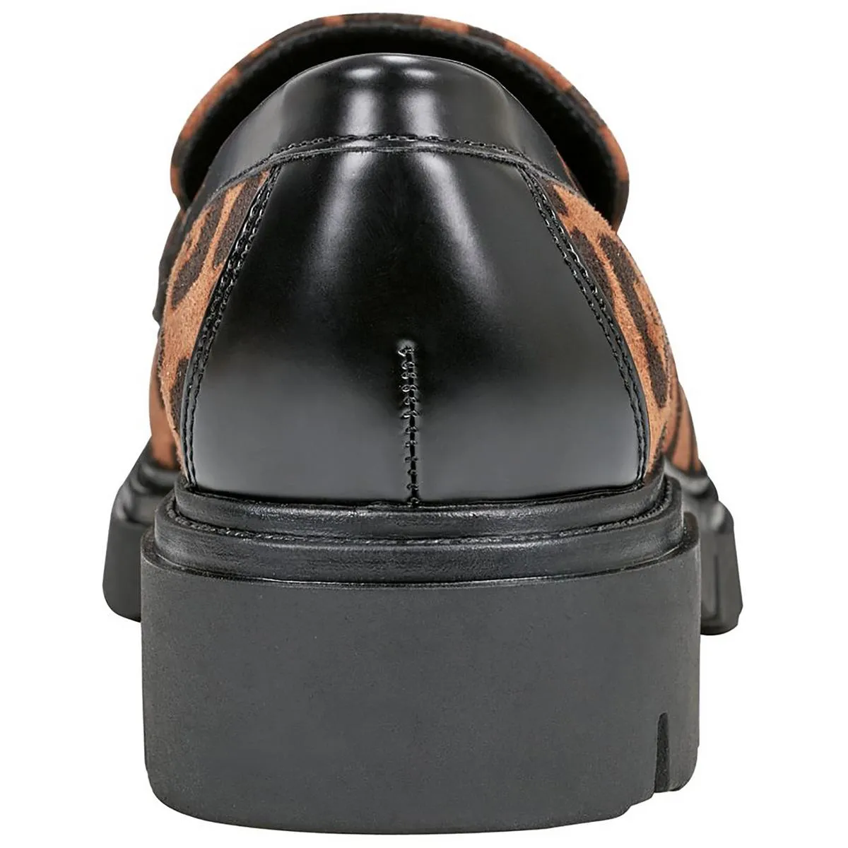 Cube 2 Womens Animal Print Faux Suede Loafers