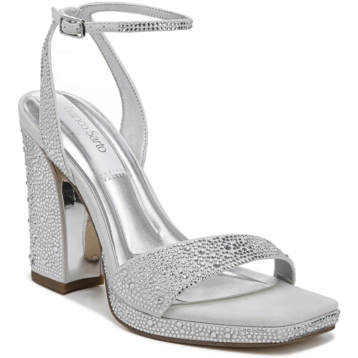 DAFFY 2 Womens Faux Suede Open Toe Ankle Strap
