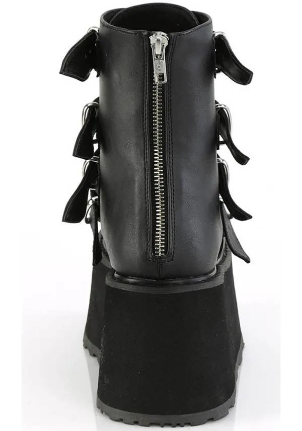 DAMNED-105 [Black] | PLATFORM BOOTS [IN STOCK]*