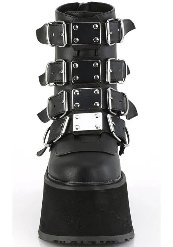 DAMNED-105 [Black] | PLATFORM BOOTS [IN STOCK]*