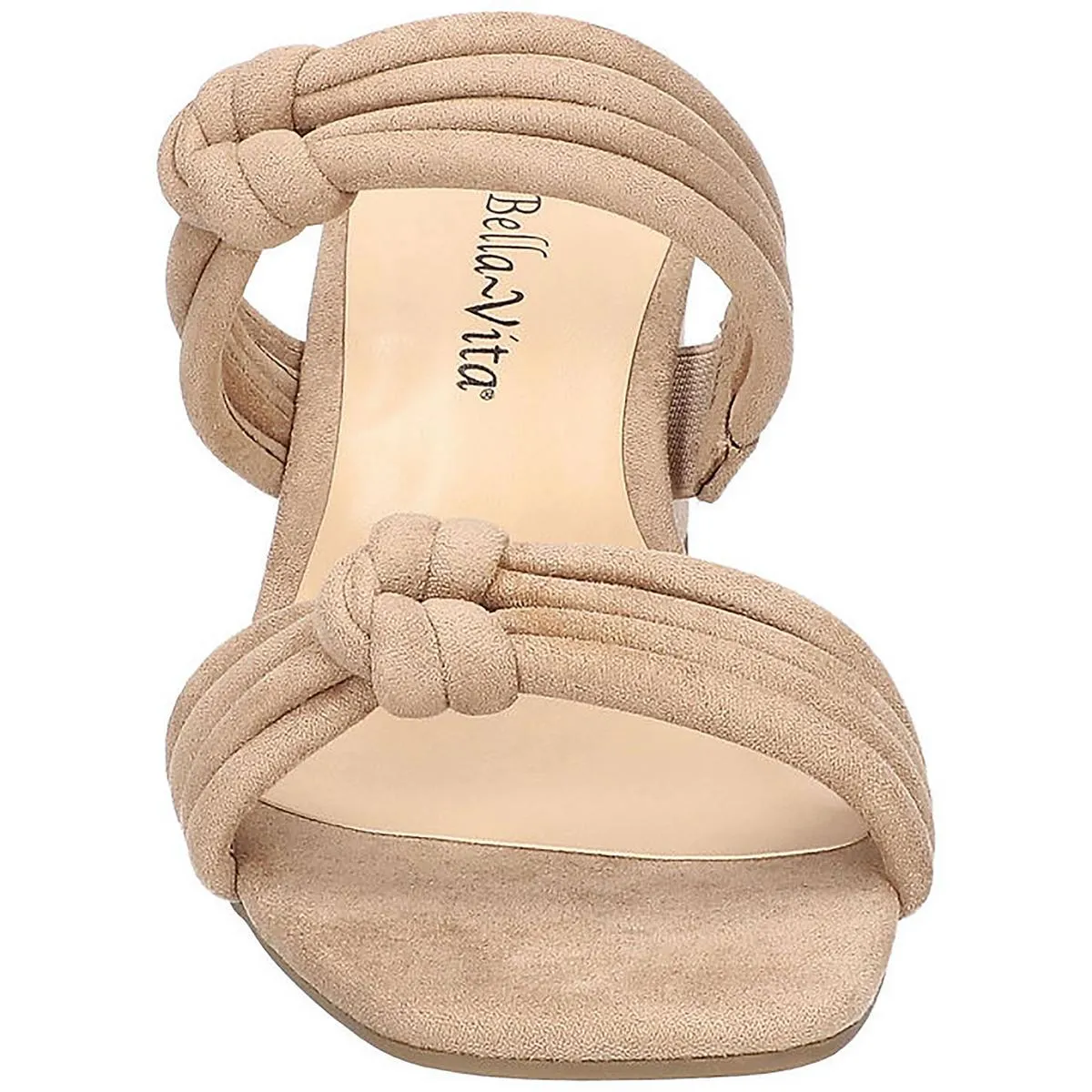 Danville Womens Faux Suede Square Toe Block Heel