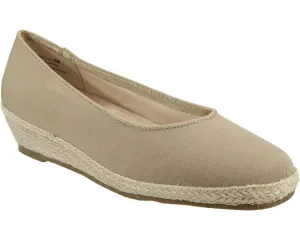 David Tate Chill Women's US 5 Taupe Round Toe Slip-On Espadrille Shoes KHD291