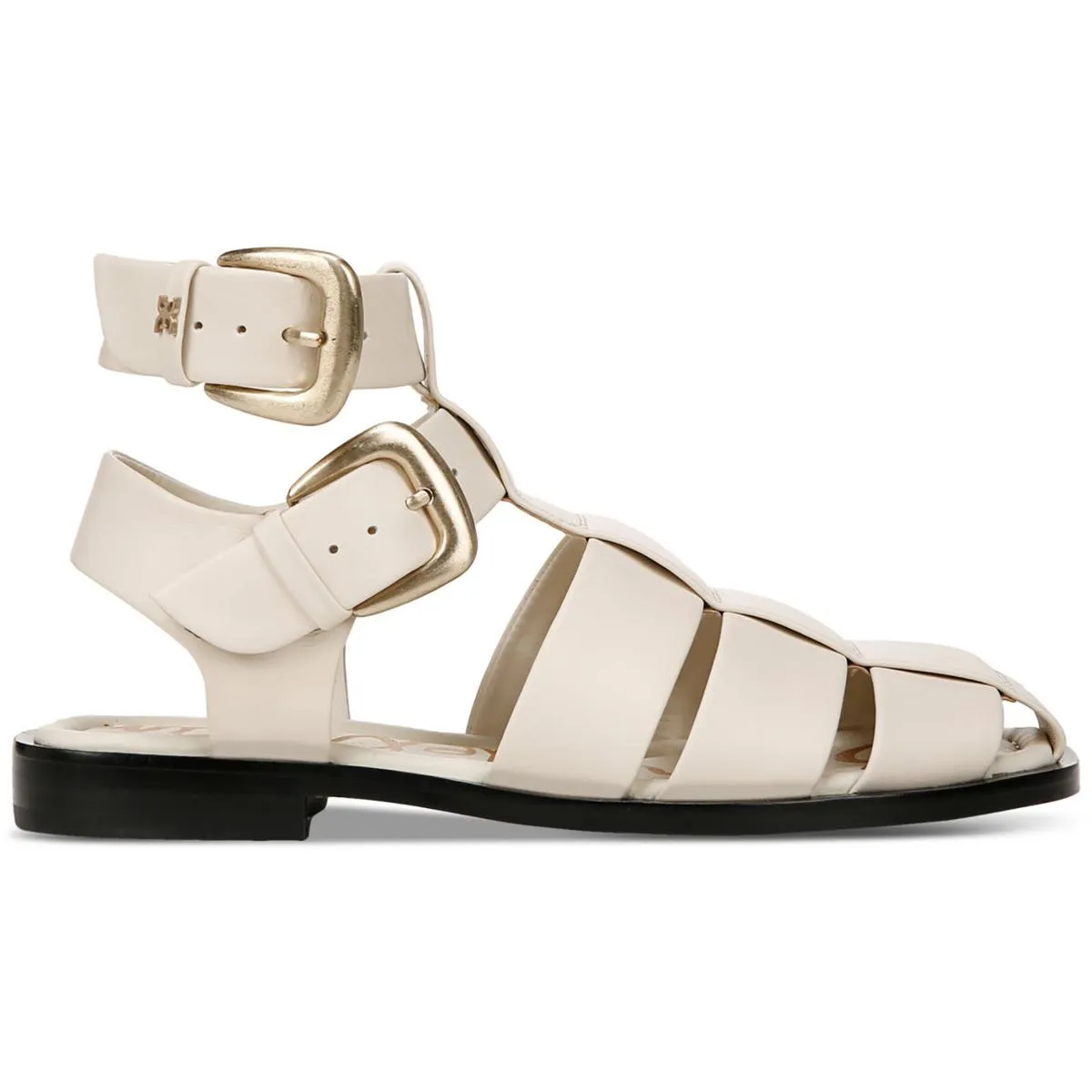 Dawn Womens Leather Buckle Ankle Strap