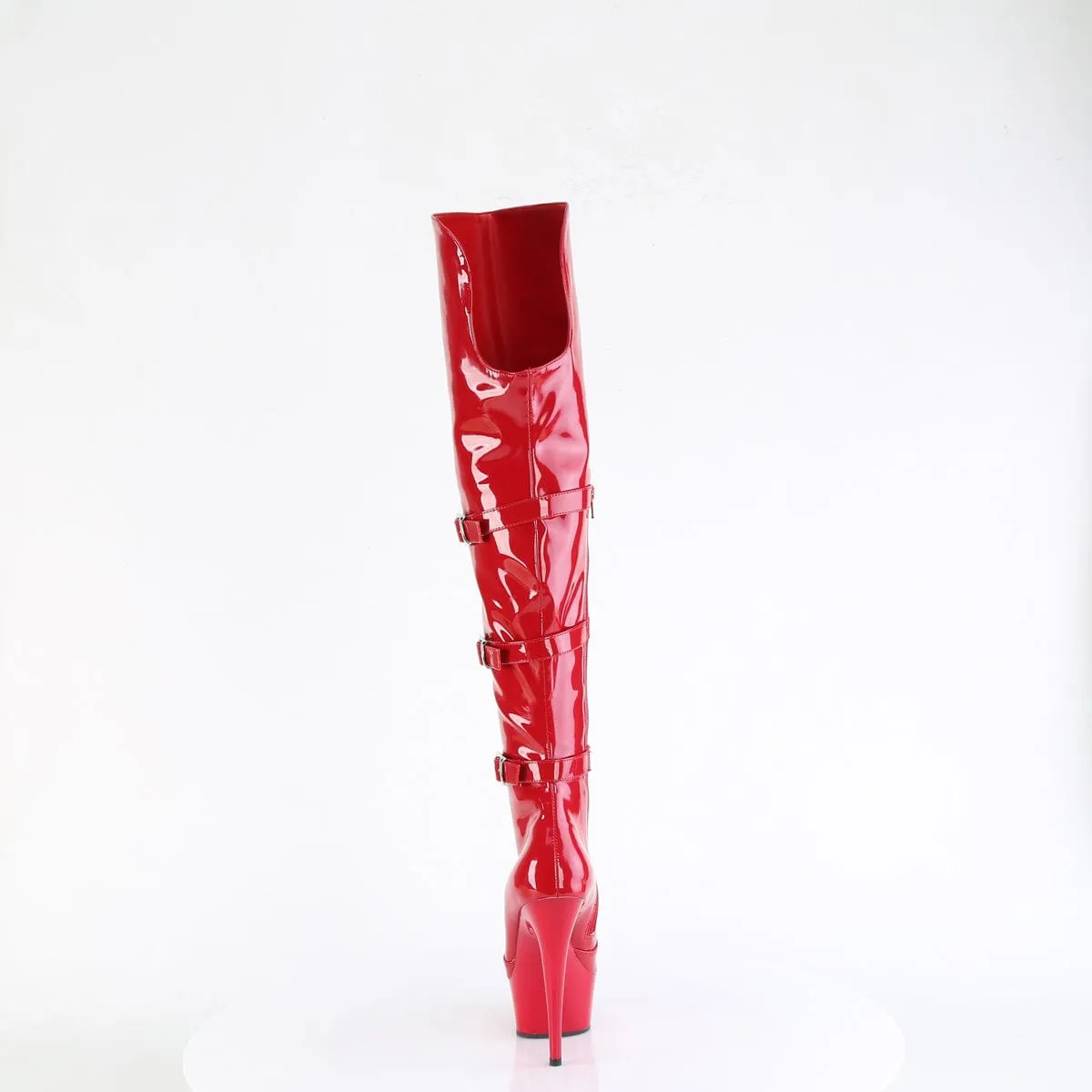DELIGHT-3018 Red Stretch Patent/Red