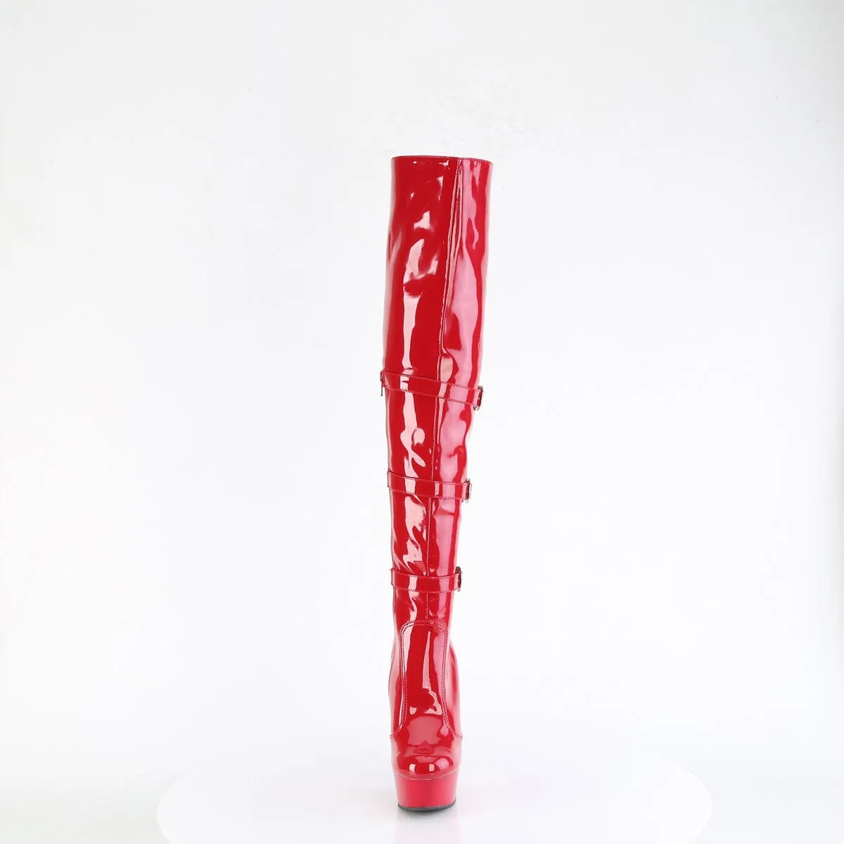DELIGHT-3018 Red Stretch Patent/Red